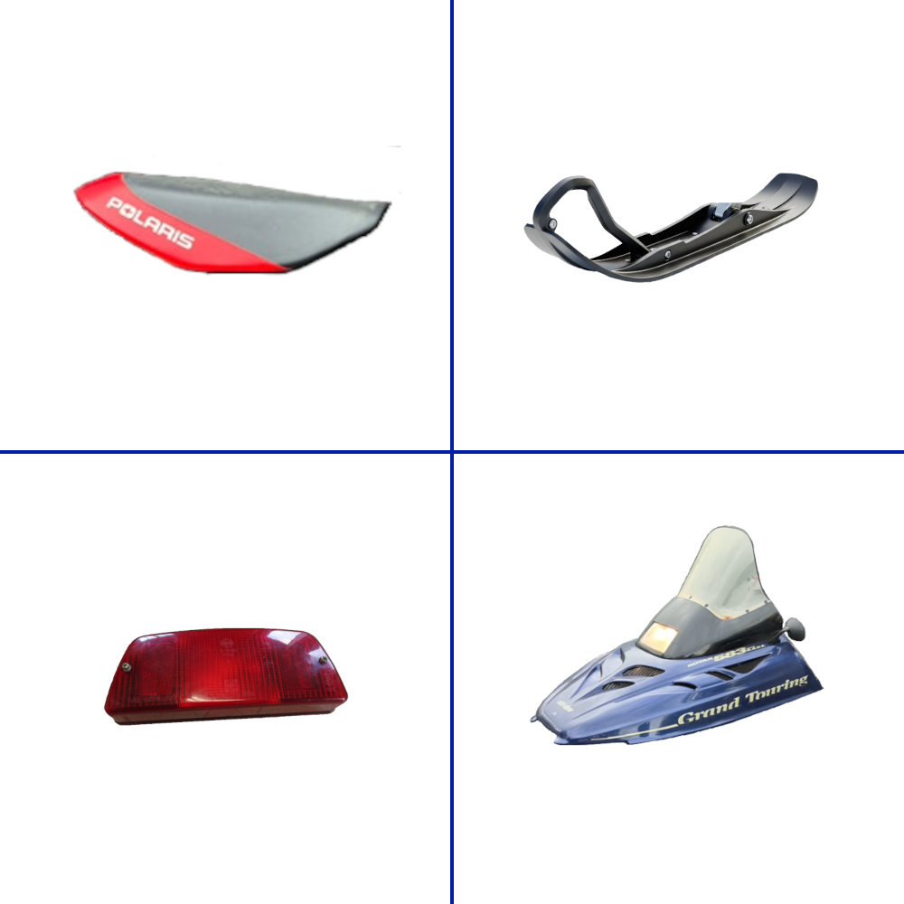 Pièces de carrosserie pour motoneiges